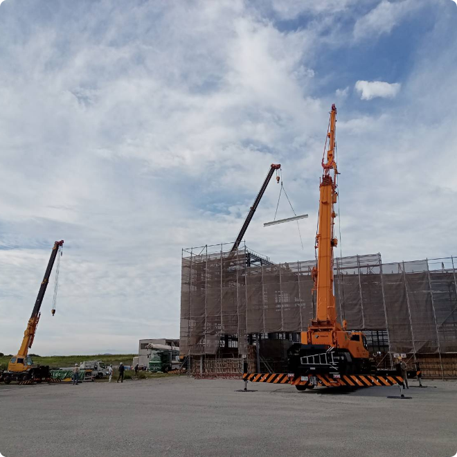 テクノスペースの建築一式工事の強みイメージ